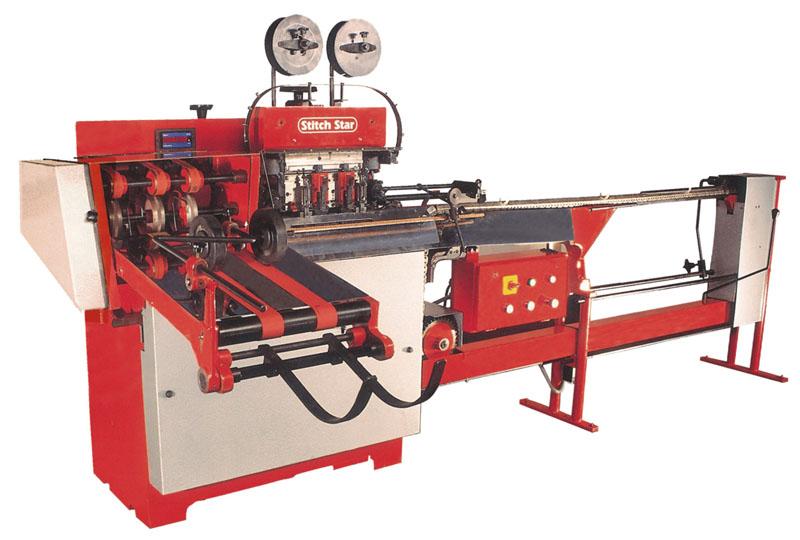Double Head Stitcher in action: - Binding Machines - Exporter Binding ...